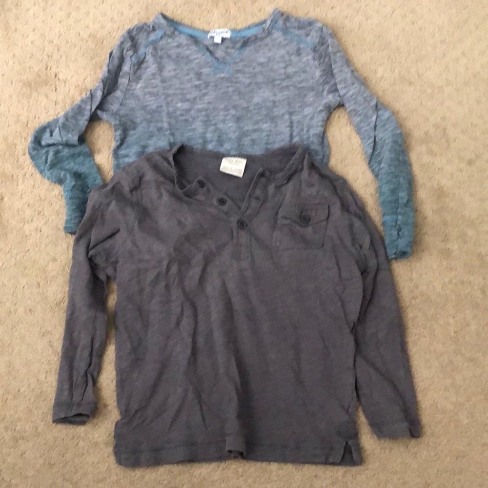 Boys long sleeve shirt bundle of 2